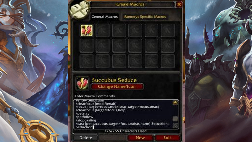 Warlock macro guide image